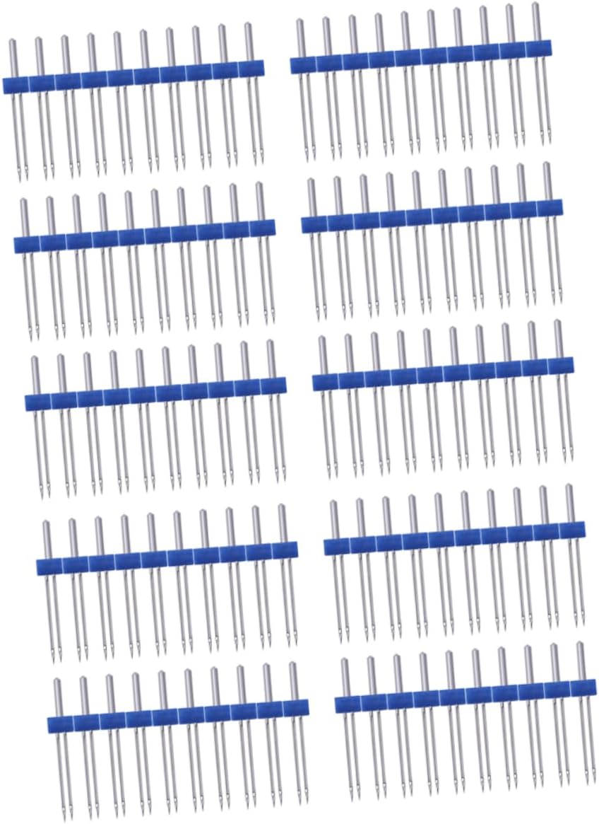 KONTONTY 1bag Needles for Sewing Machines Double Needles Kit Durable Easy to Use Accessories for Household Sewing Projects