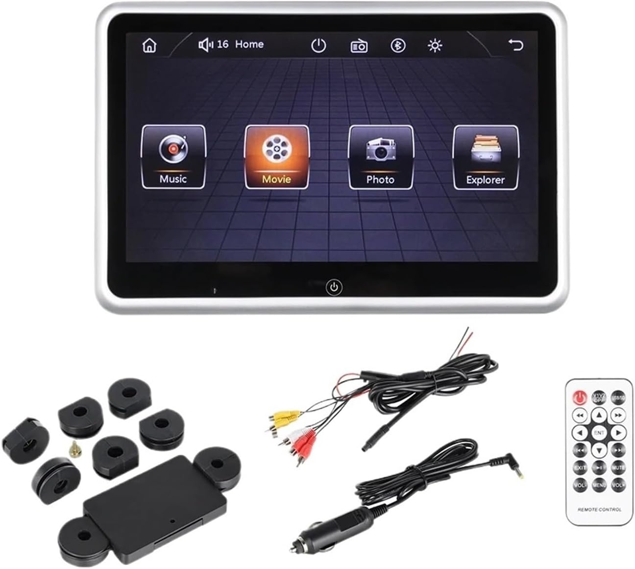 10.1 Inch Car Headrest Monitor MP5 Player FM HD 1080P Video Screen with USB/SD Multimedia Player (11.6 Inch)