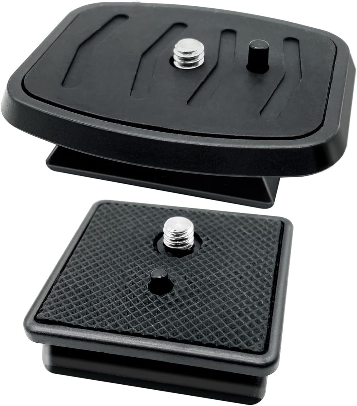 IOUALEY 2 Pack 41mm and 43mm Tripod Quick Release Plate Camera Mounting
