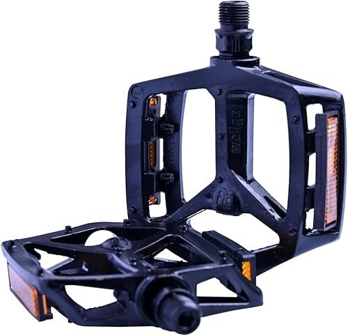 Miniatura 4 de Pedales de bicicleta de montaña, pedales planos de aluminio para adultos, MTB y bicicleta de carretera. 916 pulgadas. Pedales de plataforma y sin