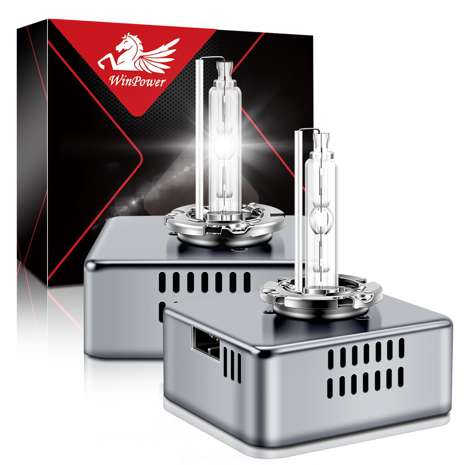 WinPower D5S Żarówki Xenonowe HID 25W 6000K Czysta Biel 12V Światła Drogowe Mijania Ksenon Żarówki Reflektorów, 2 Szt.