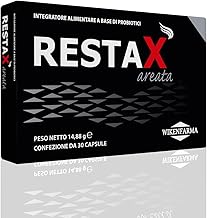 RestaX Areata Specific Supplement for Alopecia Areata It acts on the intestinal microbiota against the causes that trigger alopecia areata. Lactobacilli and bifidobacteria for balance intestinal flora