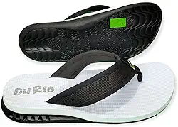 Chinelo DuRio Ultra Premium Neo Black Indicado Para Esporão e Fascite Plantar