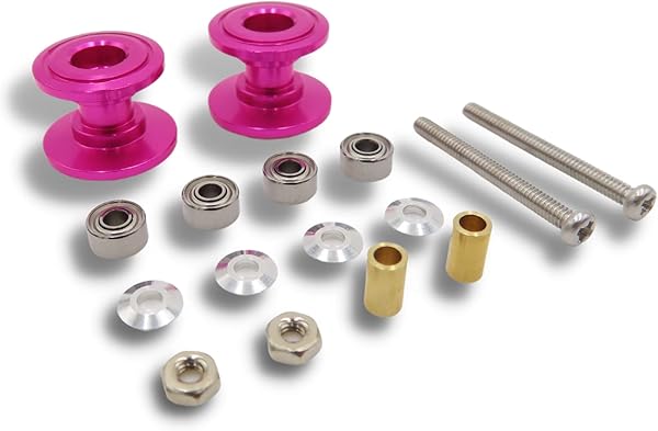 Amazon.co.jp_ TAGATORON（タガトロン）軽量2段アルミローラーセット 13-12mm 2個セット (8. ピンク) _ おもちゃ