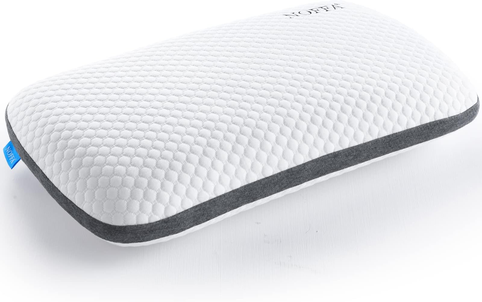 Oreiller Ergonomique Cervical NOFFA à Mémoire De Forme - Réglable En Hauteur Et Fermeté - Dimensions 55x35 Cm - Pour Dos, Côté, Ventre