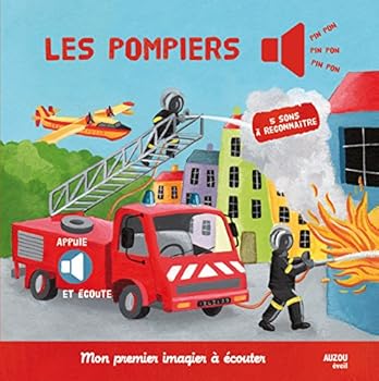 Board book MON PREMIER IMAGIER À ÉCOUTER - LES POMPIERS [French] Book