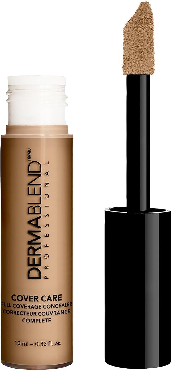 Corrector Dermablend Cover Care, maquillaje corrector de cobertura total y corrector para ojeras, acné e imperfecciones debajo de los ojos