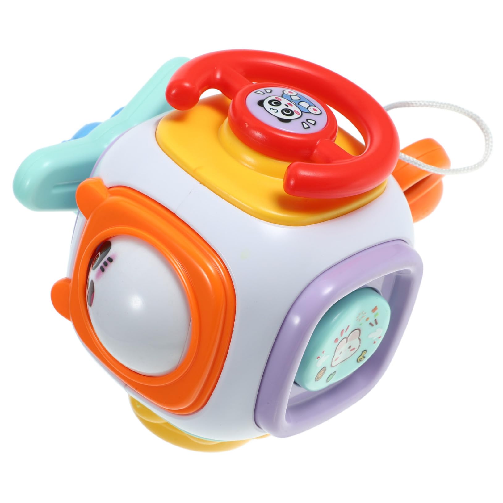 ERINGOGO Busy Cube Sensory Toy for Toddlers Engaging Travel Activity for Fine Motor Skills Development Compact Educational Toy for Boys Girls for Home and Preschool Learning