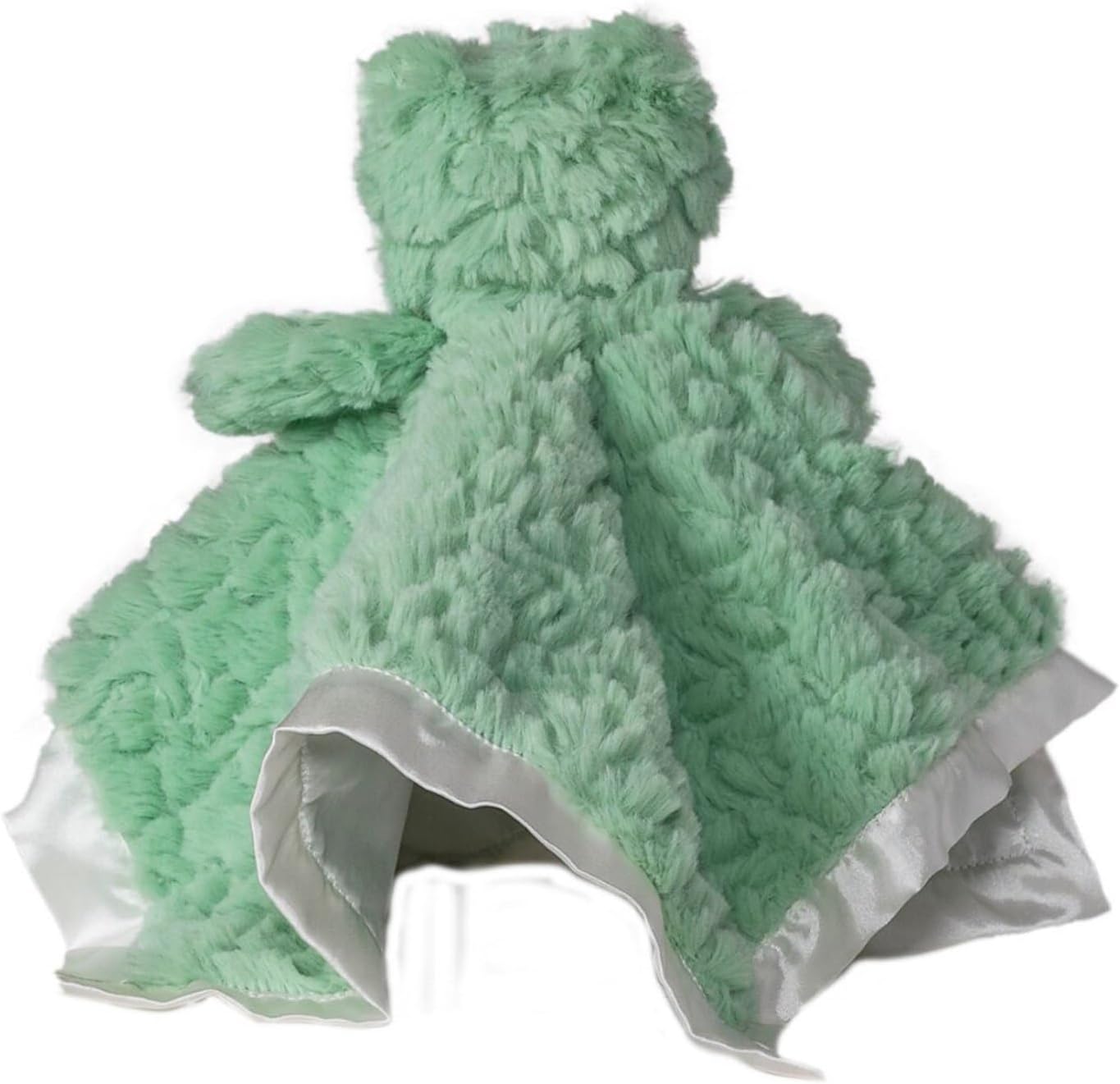 Mary Meyer Putty Nursery Lovey Stuffed Animal Security Blanket Soft Snuggle Toy, 13 x 13-Inches, Mint Green Frog