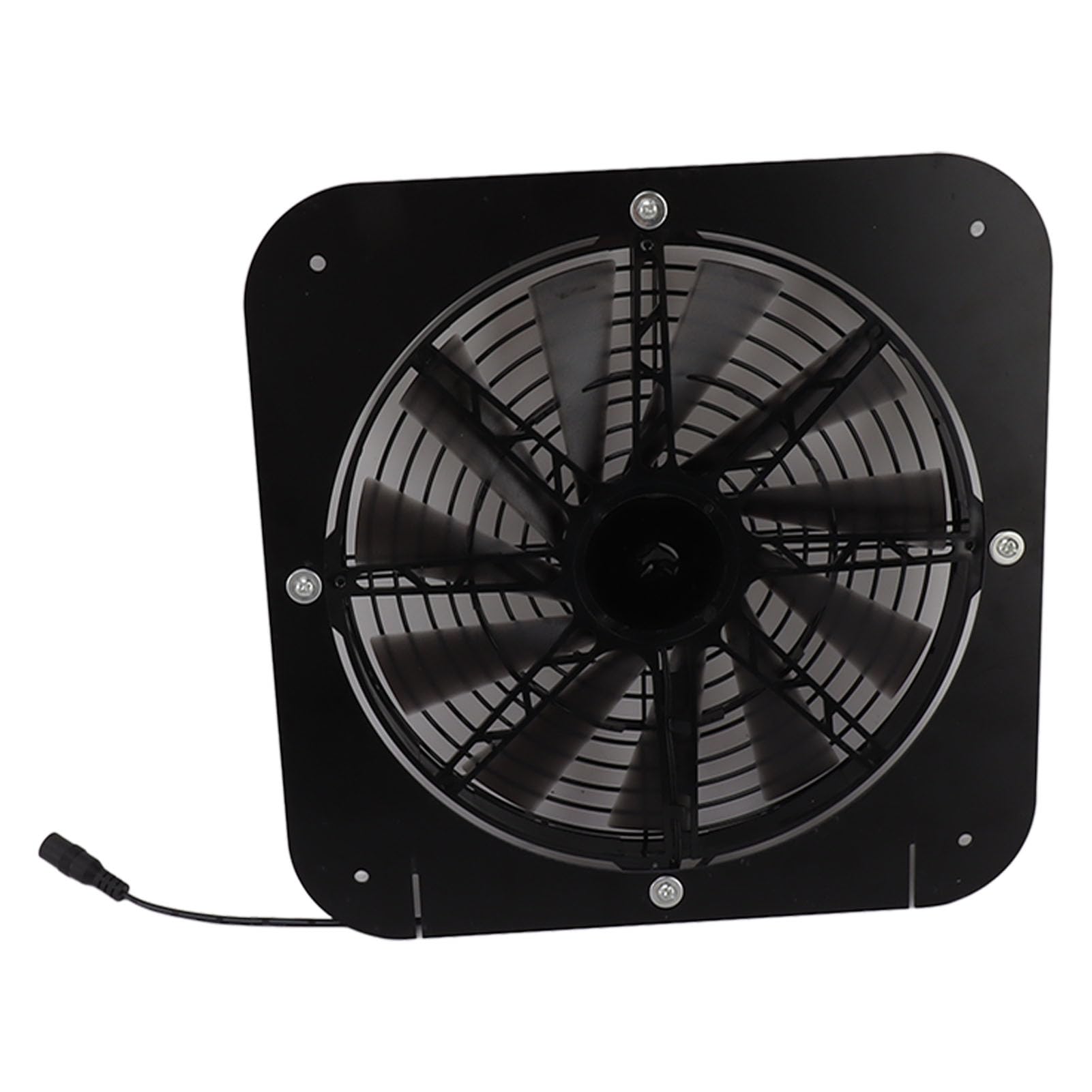 13.5 Pollice Solar Powered Fan 100W Rotondo Efficace Pannello Solare di Raffreddamento Fan Kit Per Serra Pollo Coop Cane Kennel