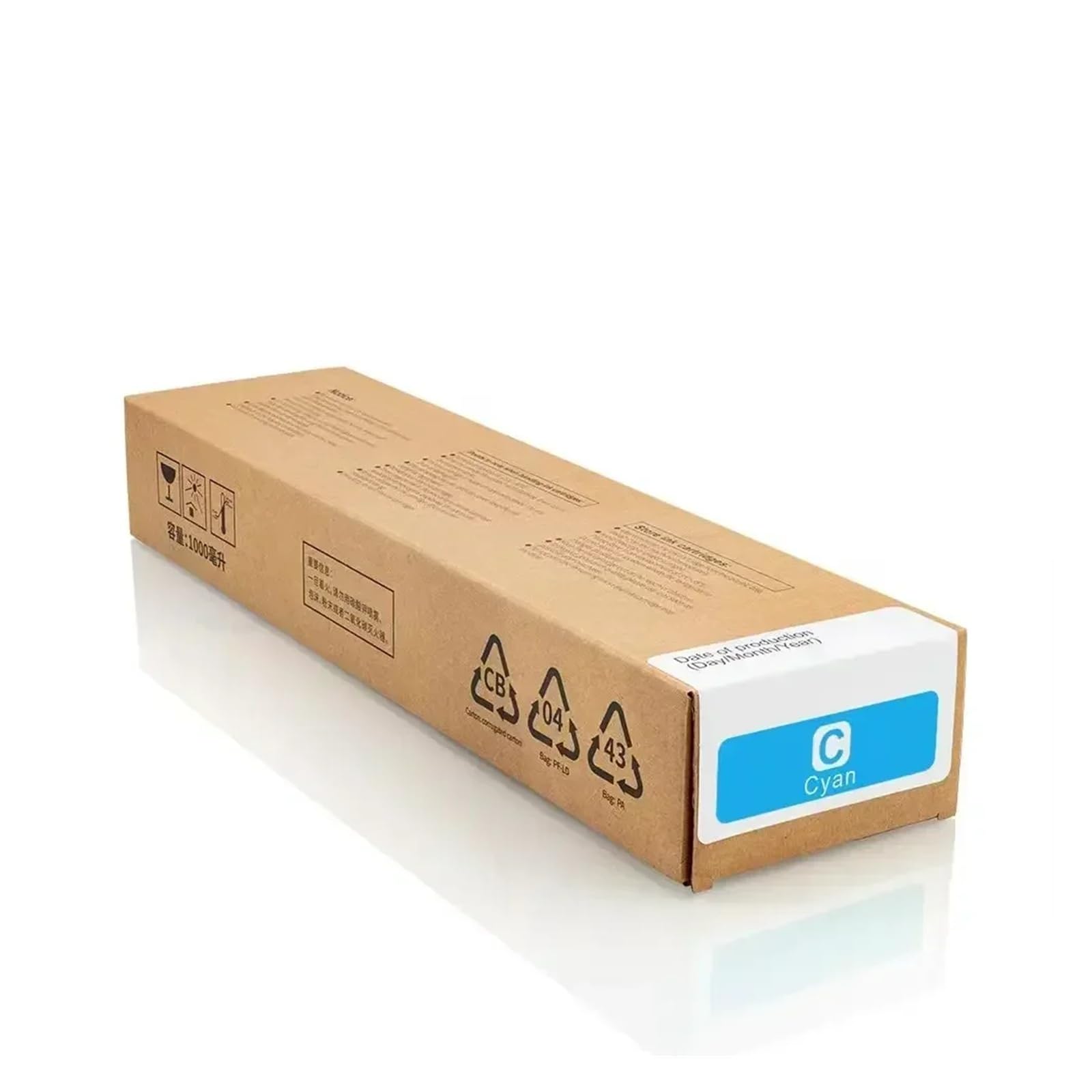 Cartucce d'inchiostro S-7265 S-7266 compatibili for Riso ComColor FW1230R | FW5230R FW5231R 5000R, S-7267 S-7268, Cartuccia sacchetto inchiostro, Fornitura inchiostro stampante(Cyan)