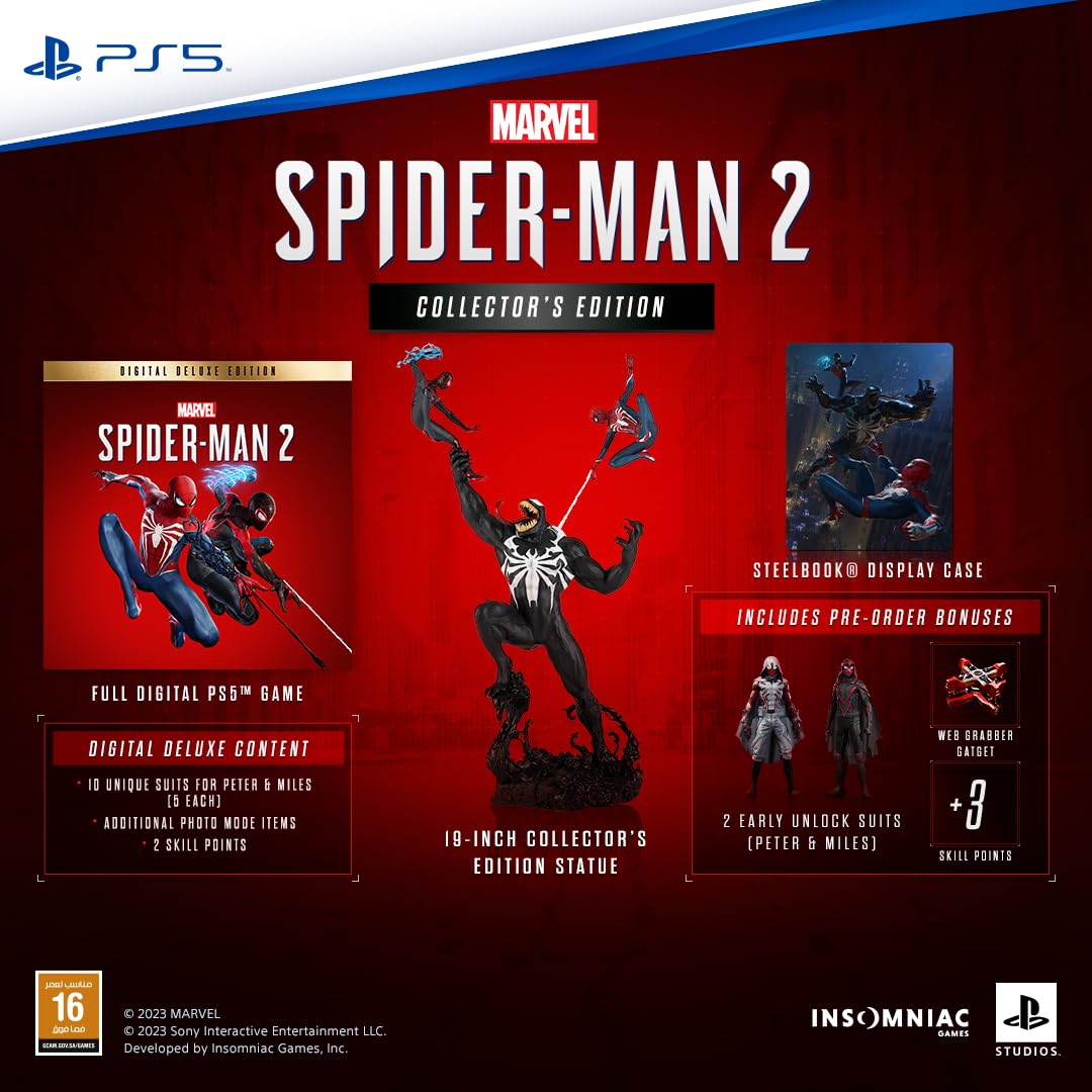 Marvels Spider-Man 2 Collector's Edition -PS5 (KSA Version) : Buy