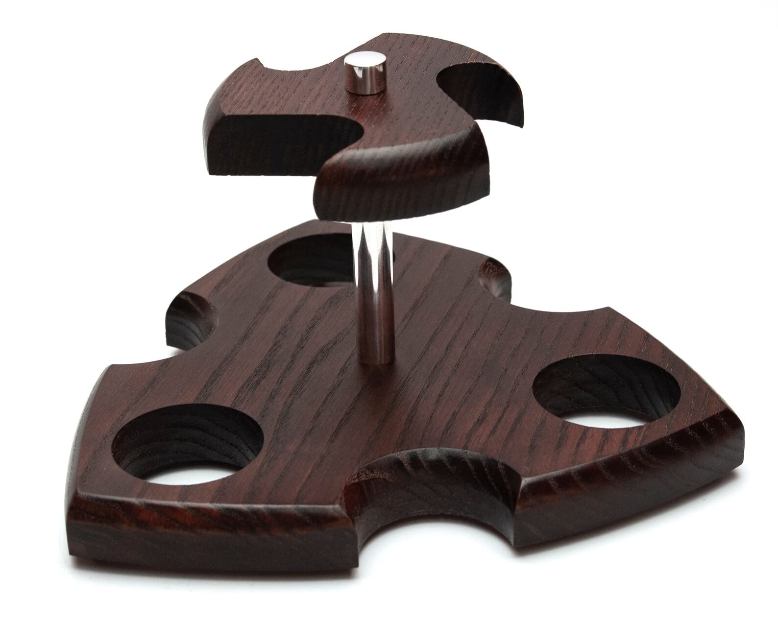 Buy Wooden Pipe Stand for 3 Tobacco Smoking Pipes Handmade from Natural Ash Tree