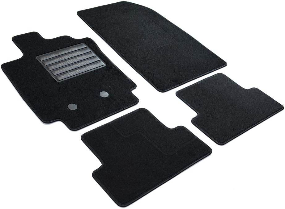 MDM SP-2920 Velour Car Mat for Renault Clio 3 09.2005 to 09.2012 / Clio 3 Grandtour 01.2008 > 02.2013 Black