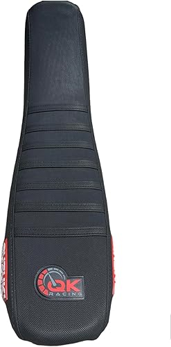 Miniatura 4 de Funda de asiento de agarre múltiple compatible con Suzuki DRZ 400 DRZ400 Drz400 Drz400 2000-2021 (negro)