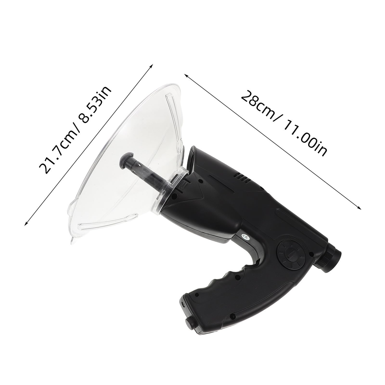 Gatuida Telescopio Monoculare 8x per Adulti in Abs Nero, Leggero e Portatile, Dispositivo di Ascolto Portatile per Birdwatching e Esplorazione della Natura