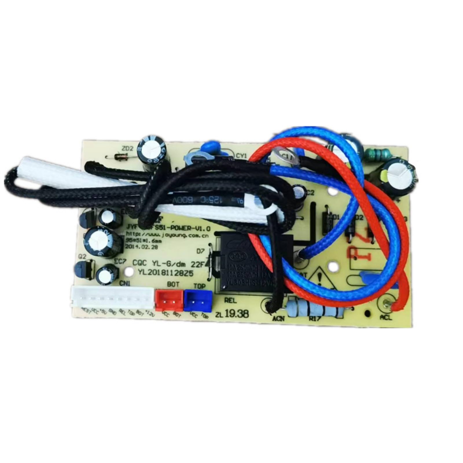 Msioytog Power Board Replacemen PCB Motherboard Easy Installation Electric Rice Cooker Power Supply Board for 50FS51 Model High Replacement
