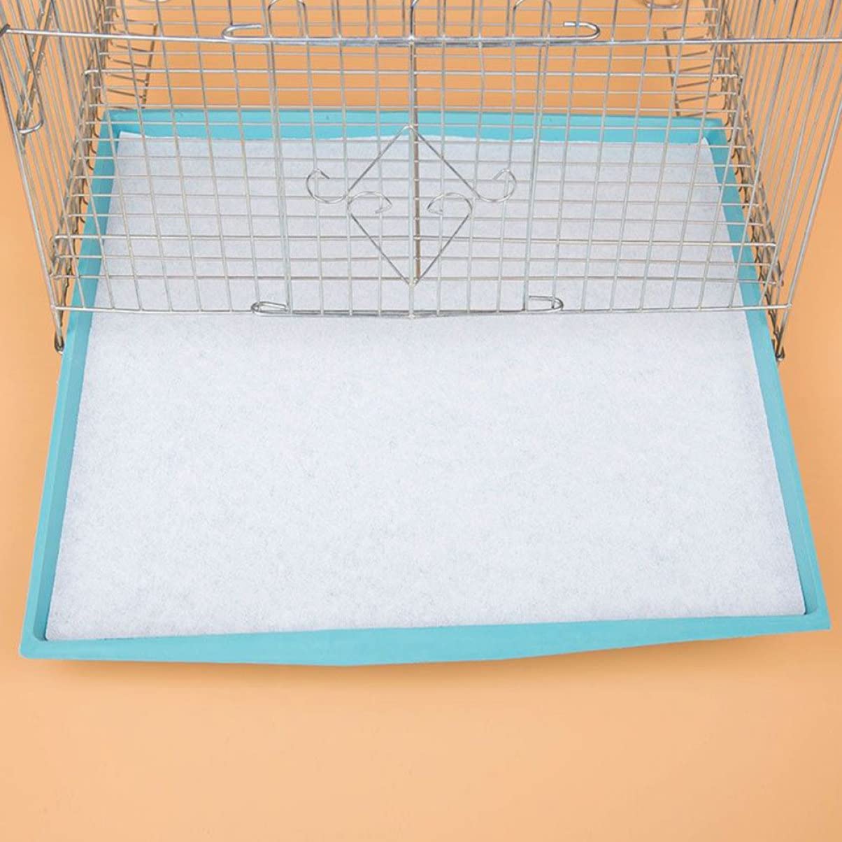 Angoily Tapis De Cage pour Perroquets 300 Pièces en Papier Réutilisable Épais pour Cage À Oiseaux Accessoires pour Perroquets Et Perruches