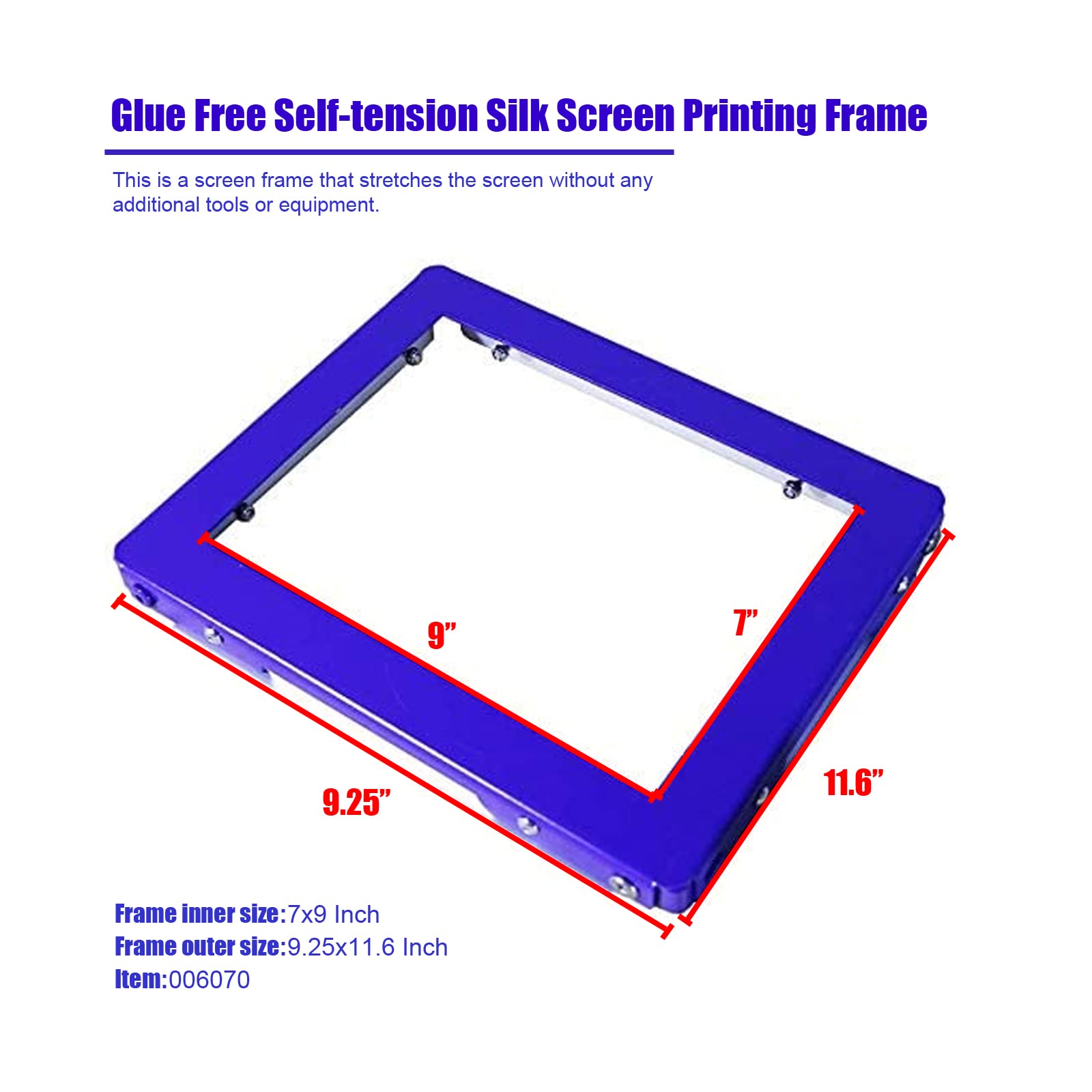 Amazon.com: TIANIUSEEN Screen Frame Glue Free Self-Tension