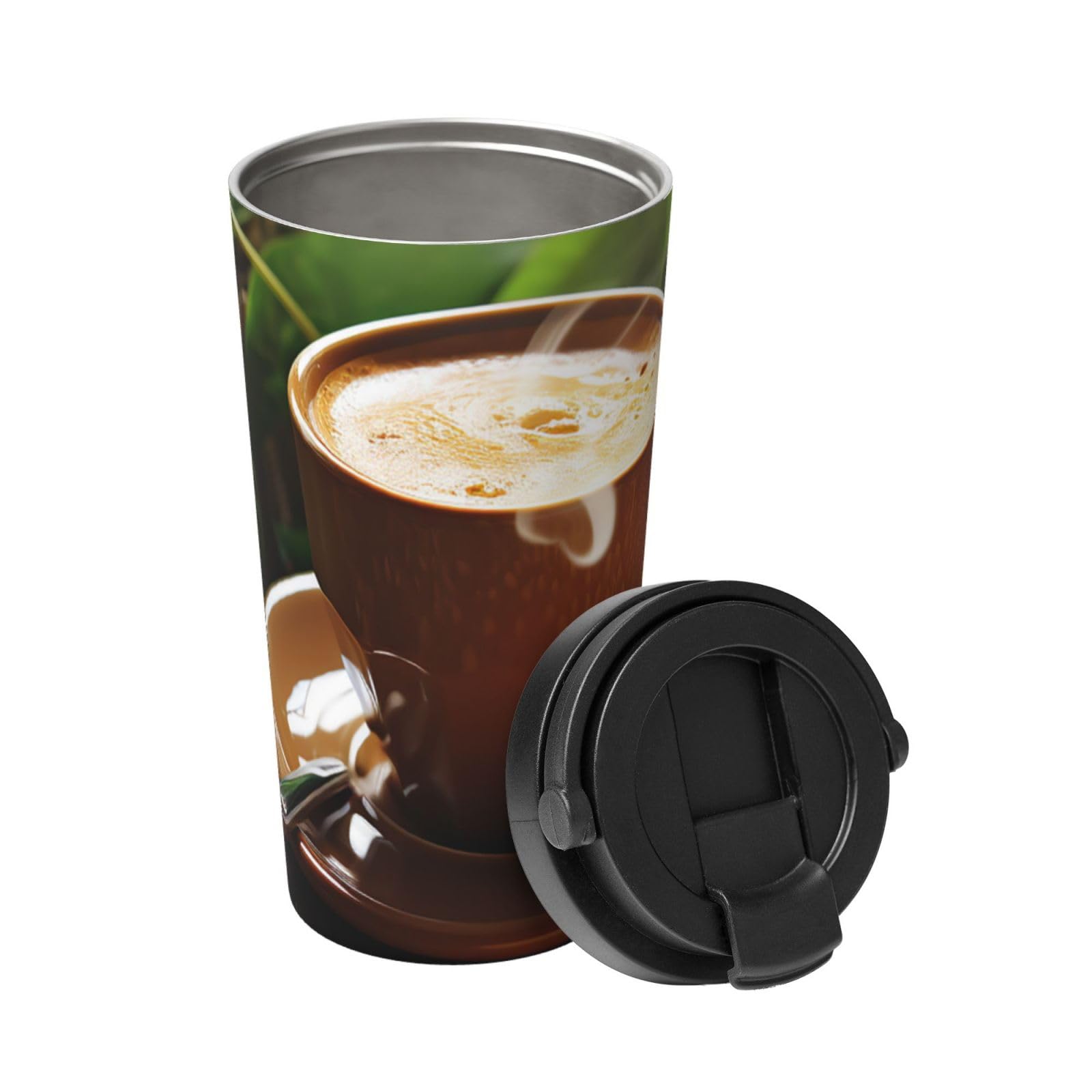Tasse à café isotherme anti-fuite pour éviter le café froid au bureau et en voyage