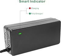 Vista 7 de Cargador de batería de iones de litio de 42 V, 2 A, múltiples enchufes para Xiaomi M365 ES2/ES4/E22/ES1L, conector en línea de 36 V 10S
