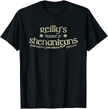 Reilly's House O' Shenanigans Funny Irish Name T-Shirt