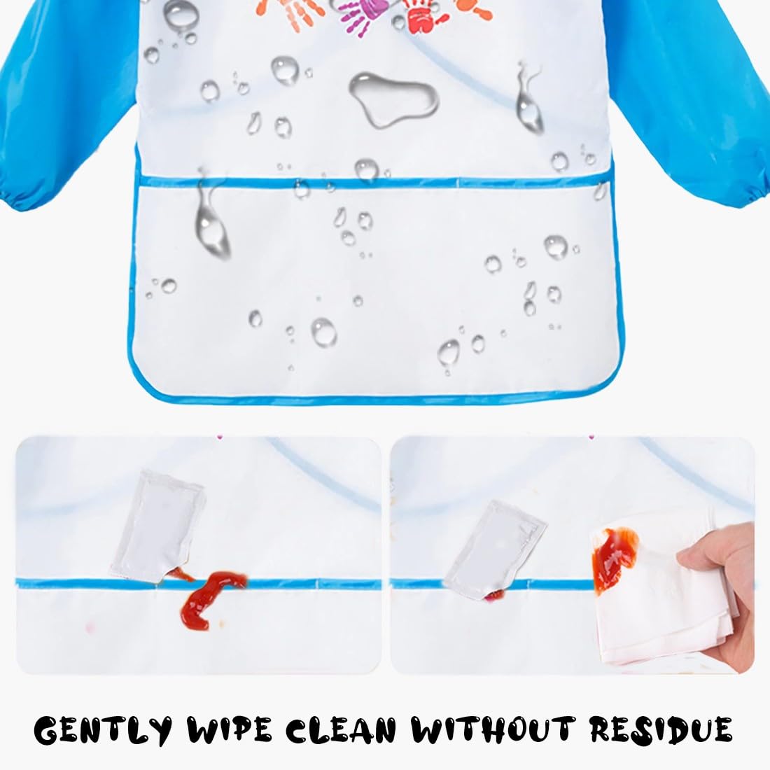 PLABBDPL Grembiule da Pittura Bambini,5-11 Anni Ragazza/Ragazzo