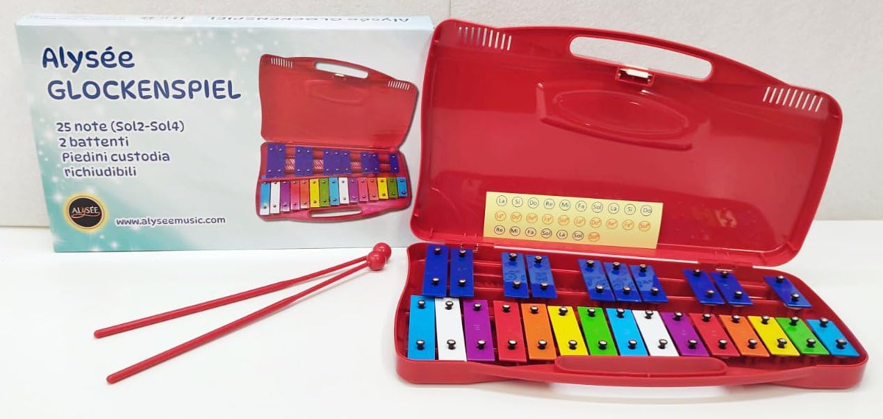 Metalphone MT25-C-RD chromatique 25 notes - rouge