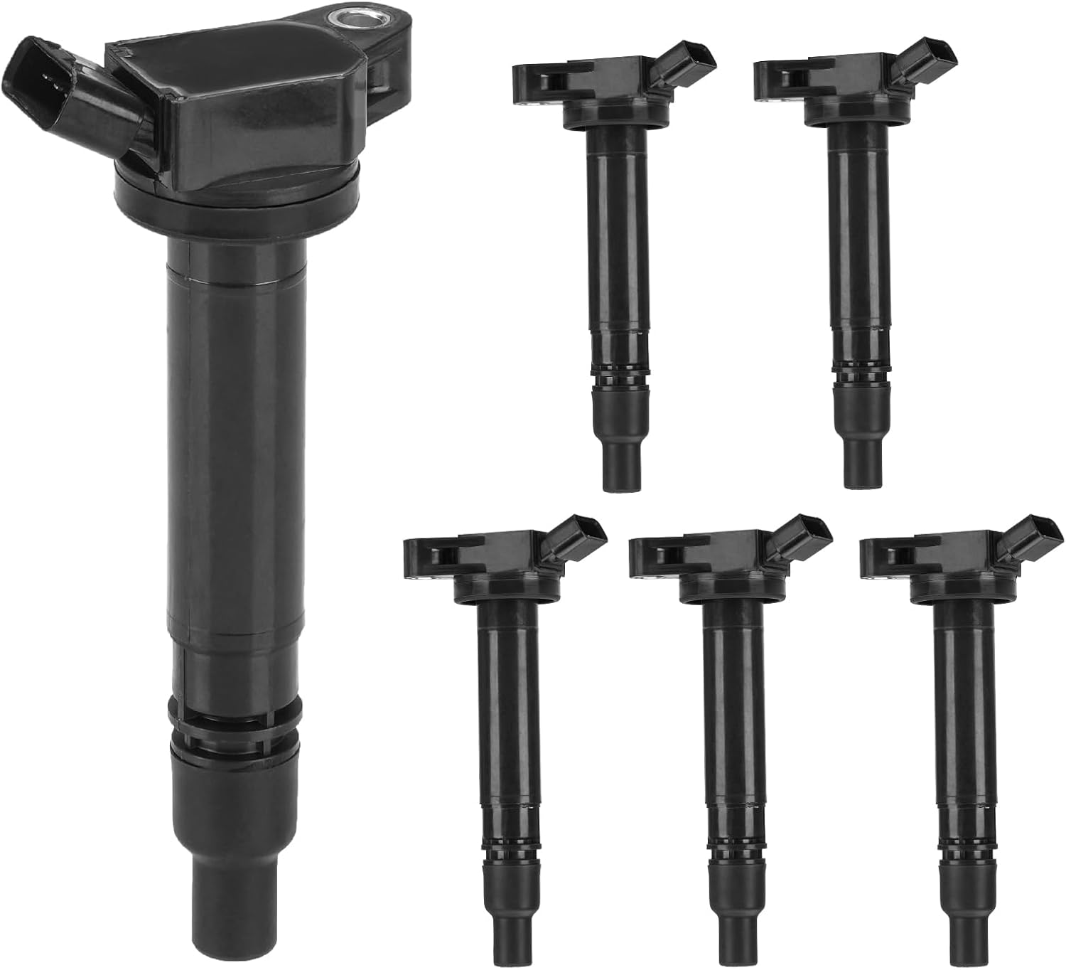 Ignition Coil for Toyota Lexus 4Runner FJ Tundra Camry GS350 GS450h GX460 IS250 IS350 LS460 LS600h ES300h 2.5L 3.5L 4L 4.6L 5.7L UF507 C1596 UF587 5C1653-6 Set