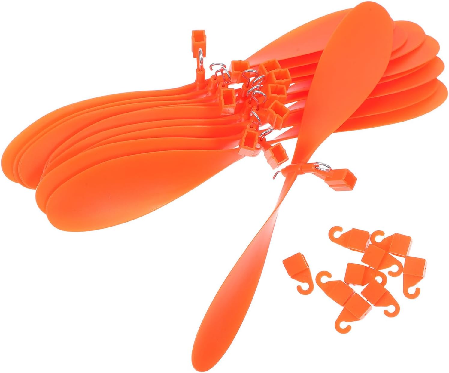 10pcs Model Aircraft Propeller Kit with Efficient Fan Blades for Glider Tiger Helicopter Optimized Aerodynamics for Extended Flight Distance Compatible Airplane Model Parts