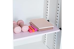 Black Adjustable Locker Shelf | Sturdy Steel Locker Organizer