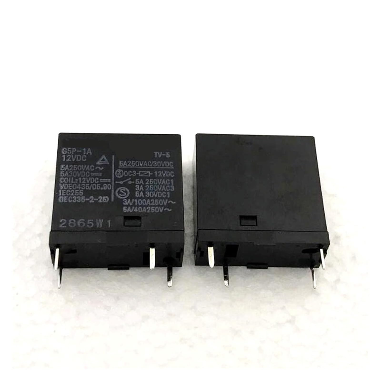 OSHZIKJII 12V relay G5P-1A-12VDC G5P-1A 12VDC 12V DC12V 5A 250VAC 4PIN