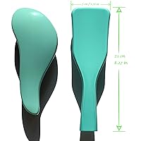 Vista 8 de WYNK Cepillo desenredante para adultos y niños, peine desenredante, herramientas y aparatos para cabello natural, ondulado, rizado, enrollado