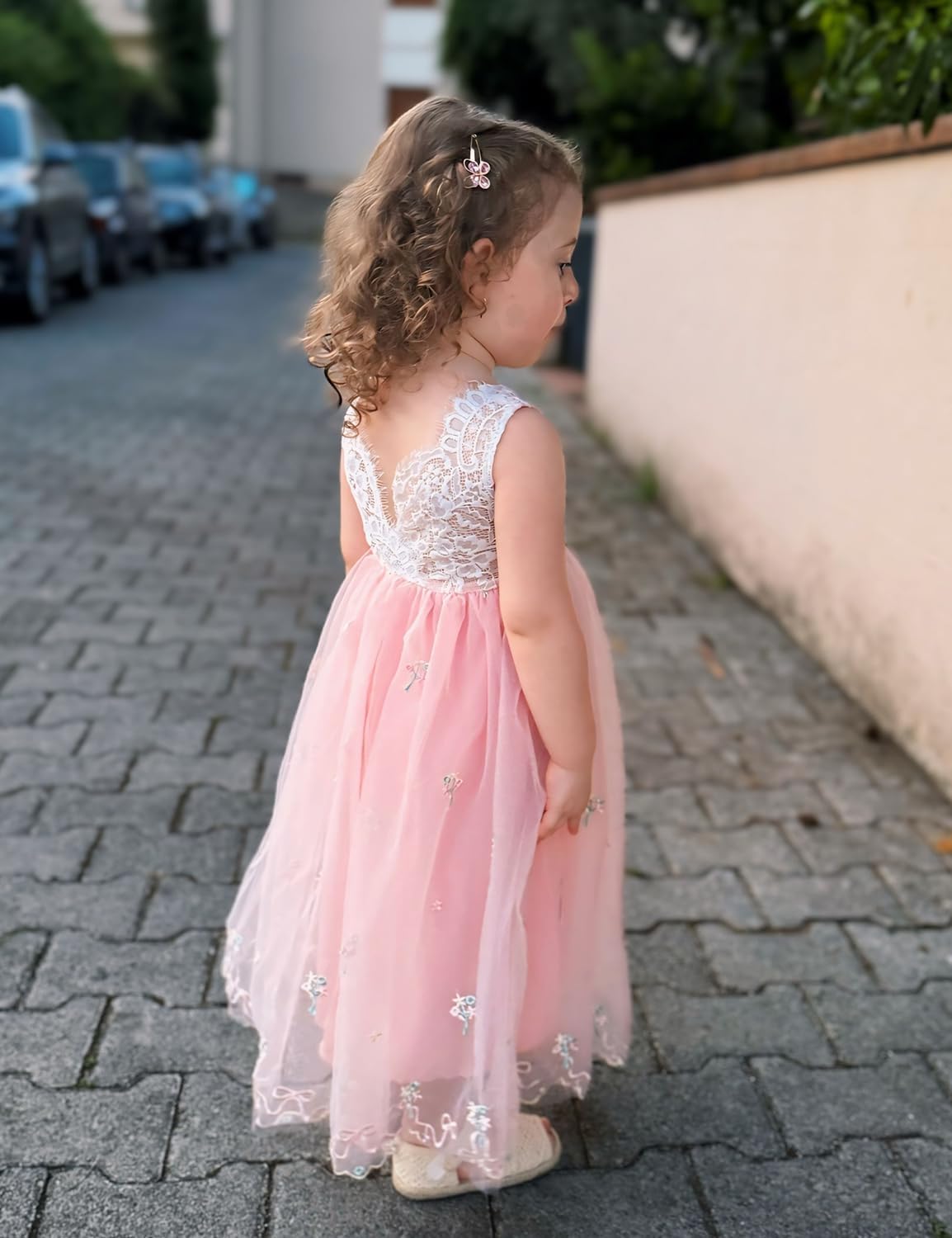 AGQT Baby Girls Tulle Tutu Dress Sleeveless Party Dress Size 6M-5T - Image 3