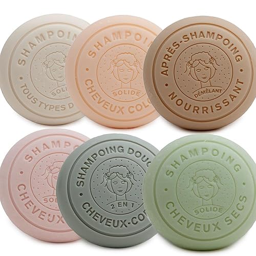 Miniatura 3 de Label Provence - Barra de champú francés hecha con leche de burro orgánica, para todo el cabello, 3.88 oz, blanco hueso