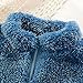 Newborn Boys Girls Plush Warm Solid Color Fashion Home Wear Zipper Two Piece Set Outfits Girls 2t (Blue, 18-24 Months)