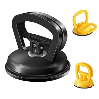 DEZEU Car Dent Puller, 3-Pack Car Handheld Puller,Upgraded Model Car Dent Puller Kit,Strong Car Dent Remover.Repair kit for car Bodies, Glass,Ceiling and Moving Objects(Black+Yellow). - Amazon product rated Grade A