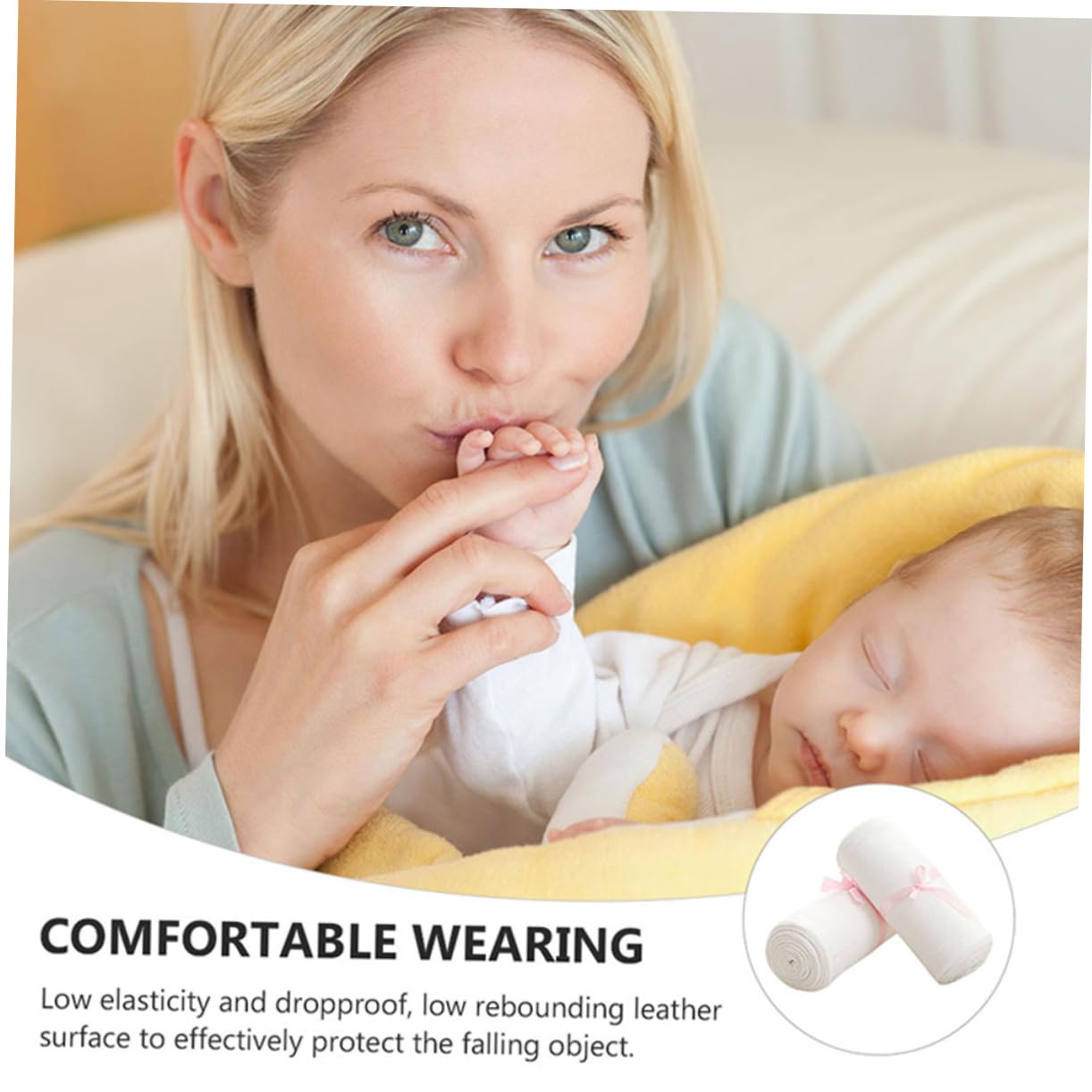 CHILDWEET 2rolls Belly Band for Pregnancy Postpartum Abdominal Support Recovery Band Elastic Material