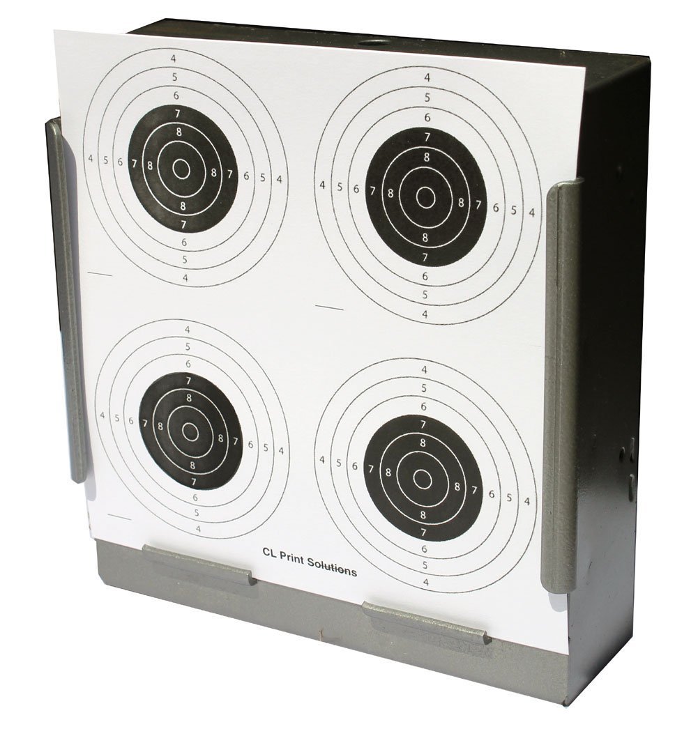 CL Print Solutions275gsm 100 x 14cm Four Circle Card Targets Air Rifle Pistol 14cm13