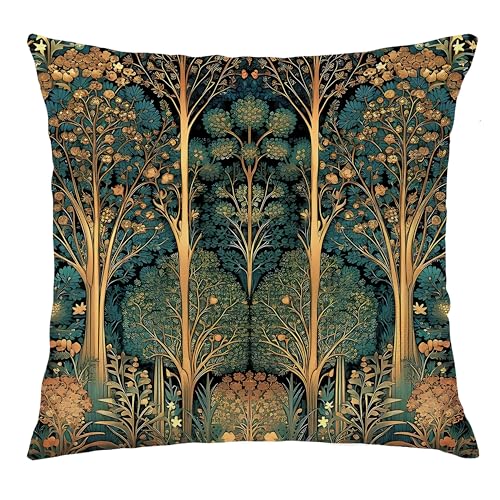Nipil Vintage Whimsical Forest Cottage Core Throw Pillows Covers 18x18，Whimsical