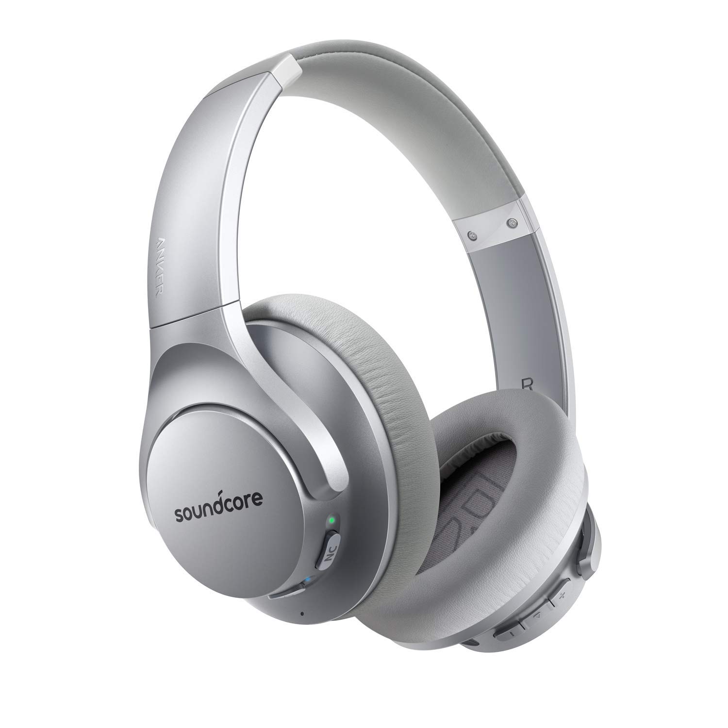 Soundcore Life Q20 Bluetooth Headphones, Active Noise Cancellation, 30 Hours Playtime, Hi-Res Audio, Intense Bass, Wireless Over-Ear Headphones(Refurbished)