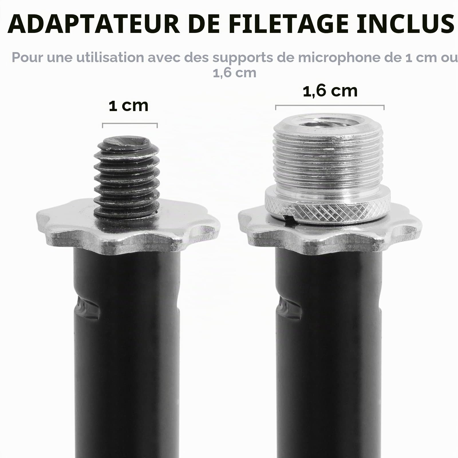 Tiger MCA7-BK Support Perche de Microphone - Noir