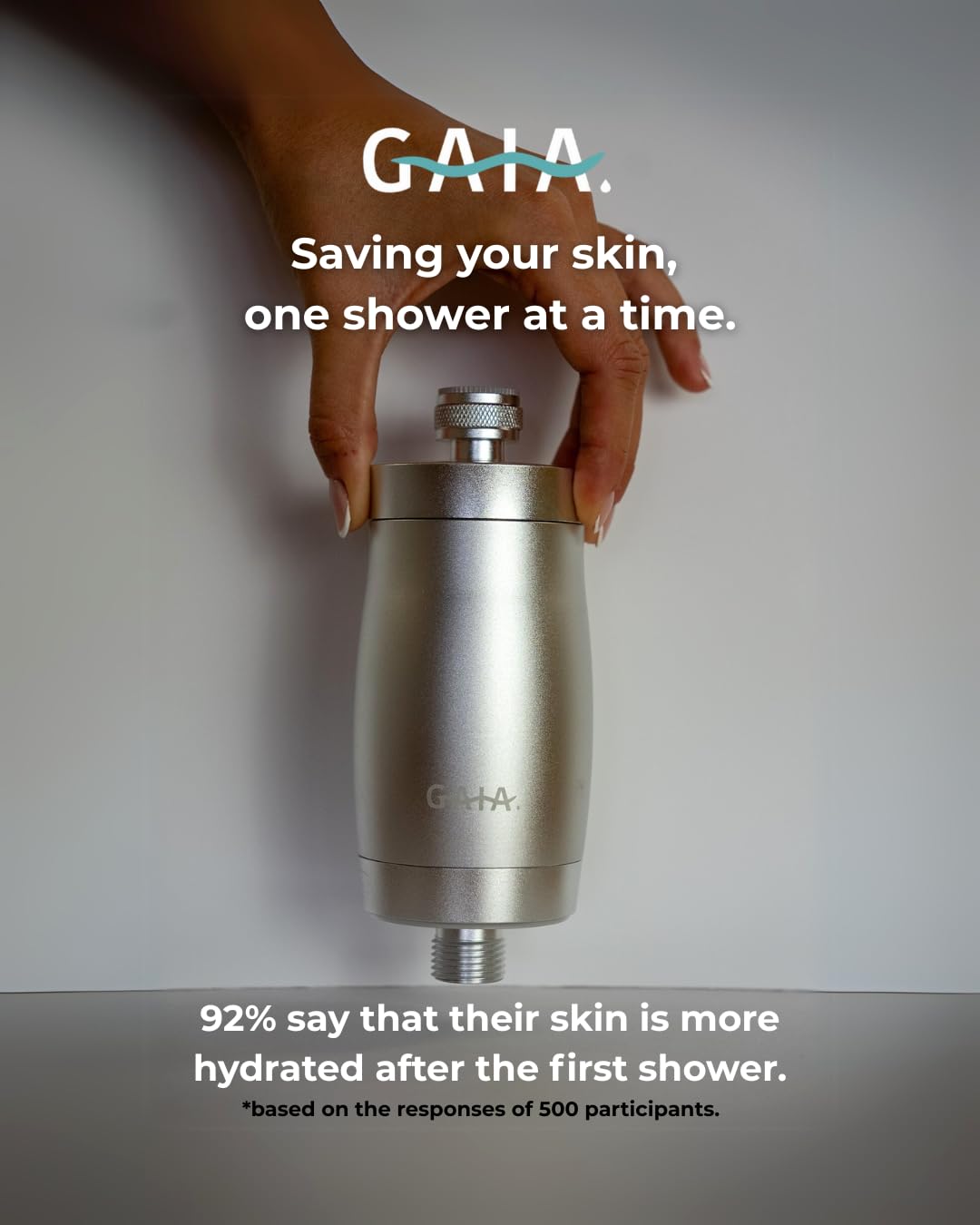 Filtro de ducha de agua dura, elimina hasta el 99% del cloro, metales pesados e impurezas, promueve la salud de la piel y el cabello, se adapta a todas las duchas (cromo)
