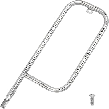 41862 Grill Burner for Weber Q200, Q220, Q2200, 396000, 396001, 396002, 566002, 53060001, 304 Stainless Steel Q2000 Grill Burner Tube Part Replacement for Weber 69956/60041, 20.5"