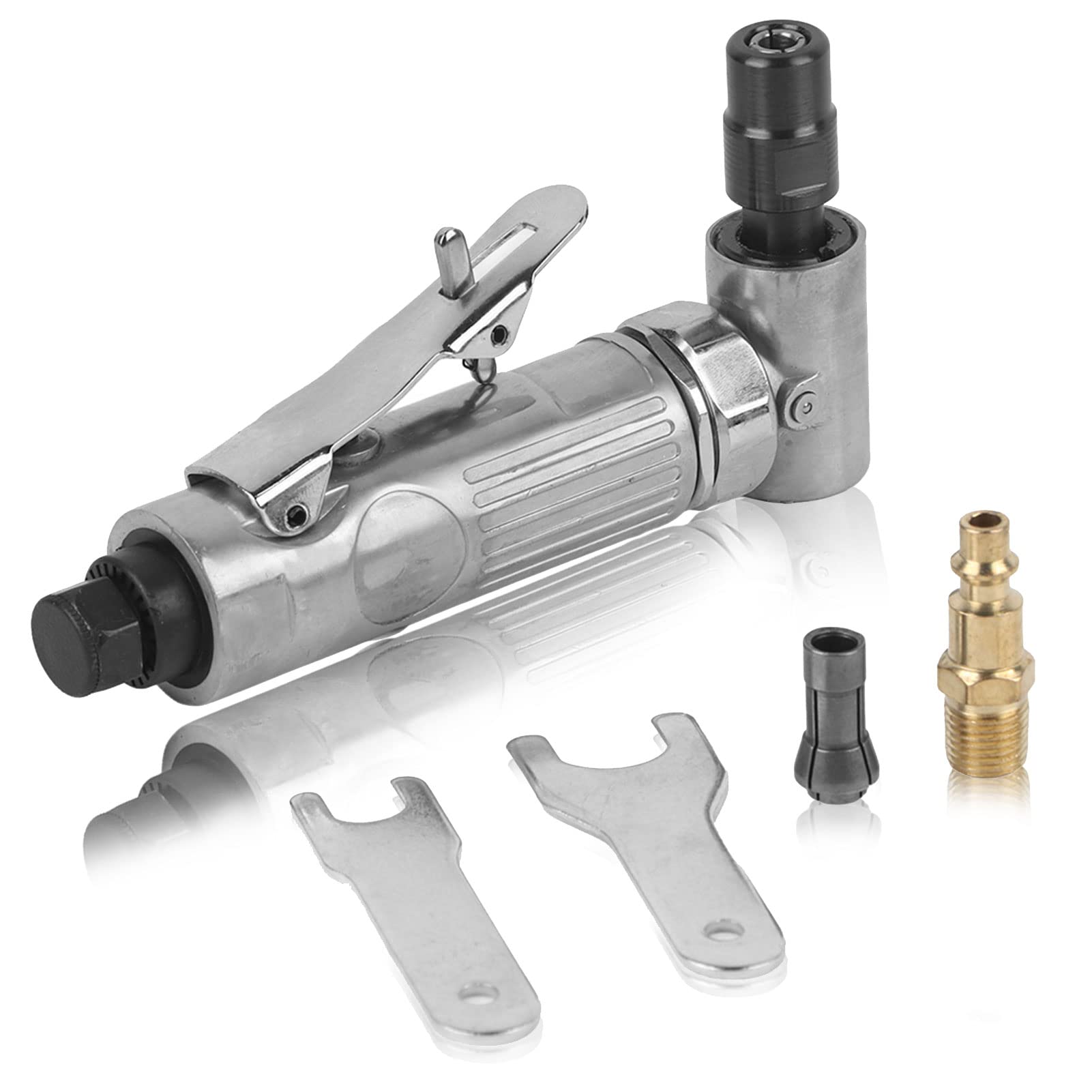 Die Grinder Tool, Air Die Grinder Industrial 90° Right Angle Air Angle Pneumatic Grinding Machine 3-6mm