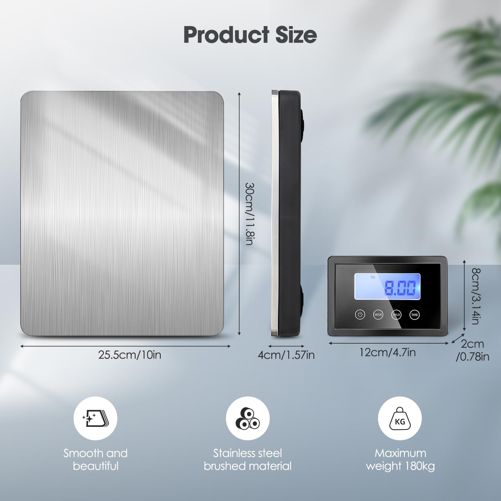 Bilancia Digitale Per Pacchi Apritsce - 50g-200kg, Display LCD, Funzione Tara E Hold - Foto 12