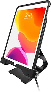 CTA Digital Anti-Theft Case & Stand  CTA Solid Metal Security Locking Case with 180 Angle Adjustability  Compatible with iPad 7th/ 8th/ 9th Gen 10.2, iPad Air 3 & iPad Pro 10.5 (PAD-ASCS10)