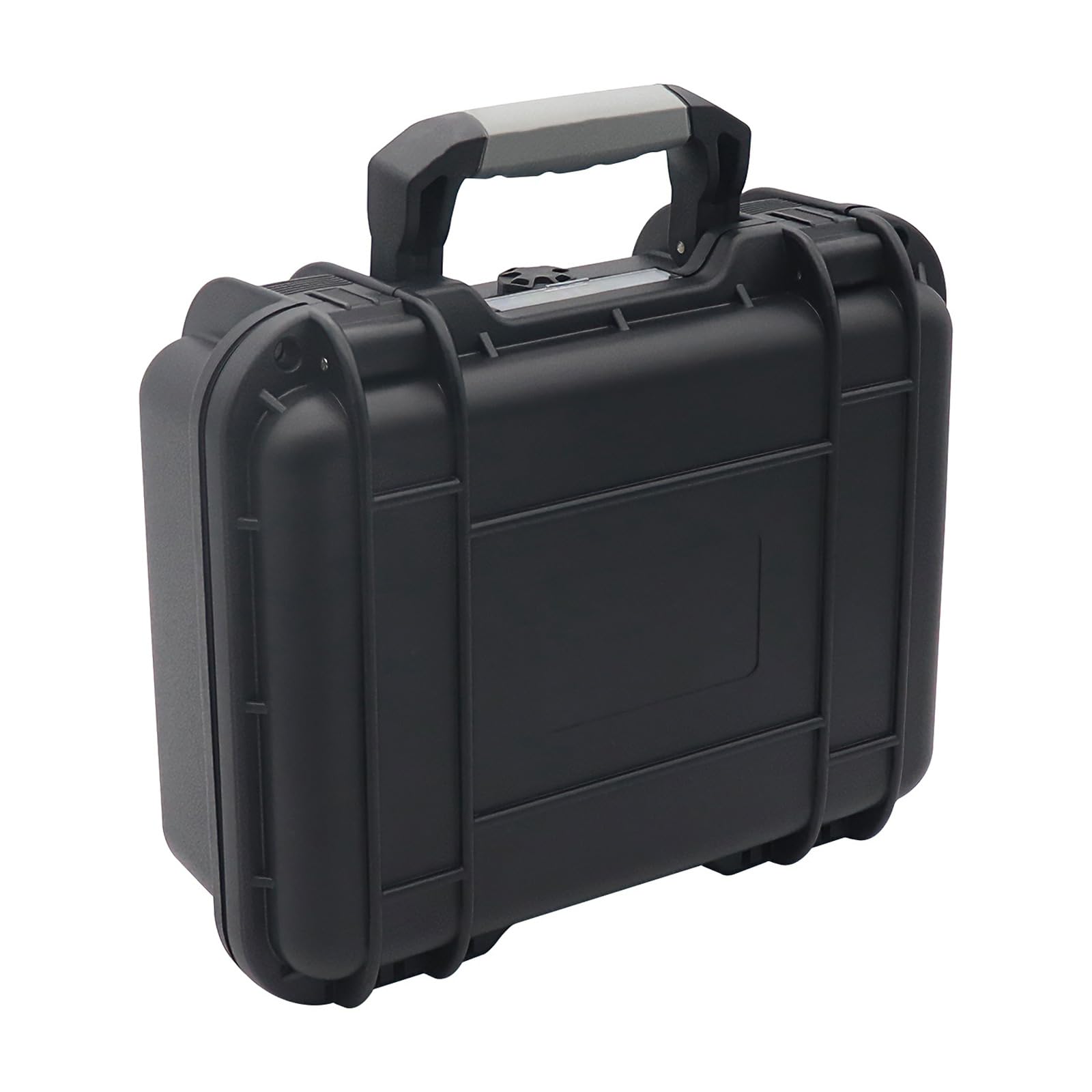 Tsophreniq Black Professional Waterproof Dustproof Protective Tool Box Featuring Carry Handle And Customizable Compartments For Secure Storage Portable Repair Box