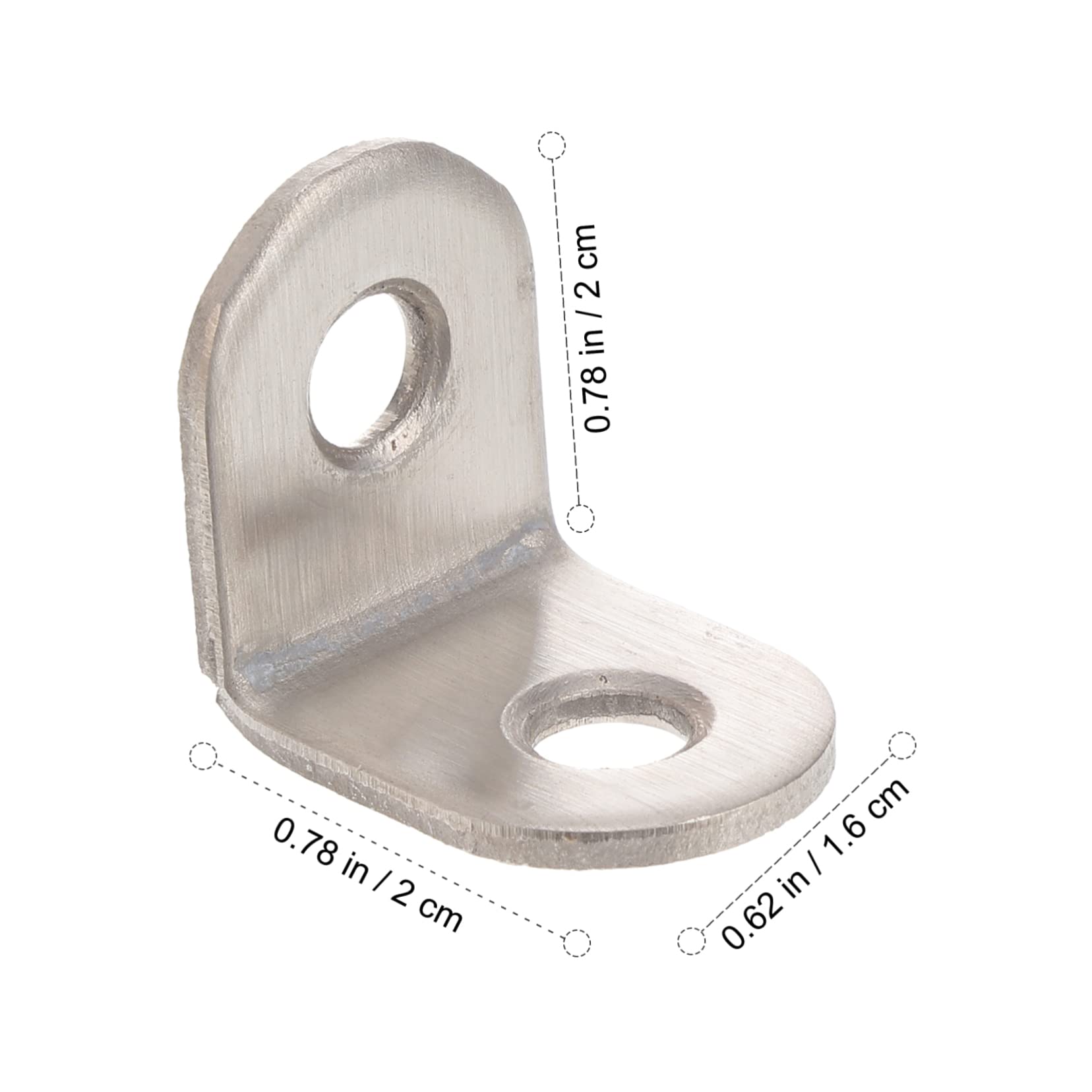 FUNOMOCYA 20pcs L Shape Angle Bracket Angle Bracket Silver Heave Duty Corner Brace Heavy Duty Corner Brace Joint Fastener Corner Braces Joint Small Corner Brace Joint Angle Bracket