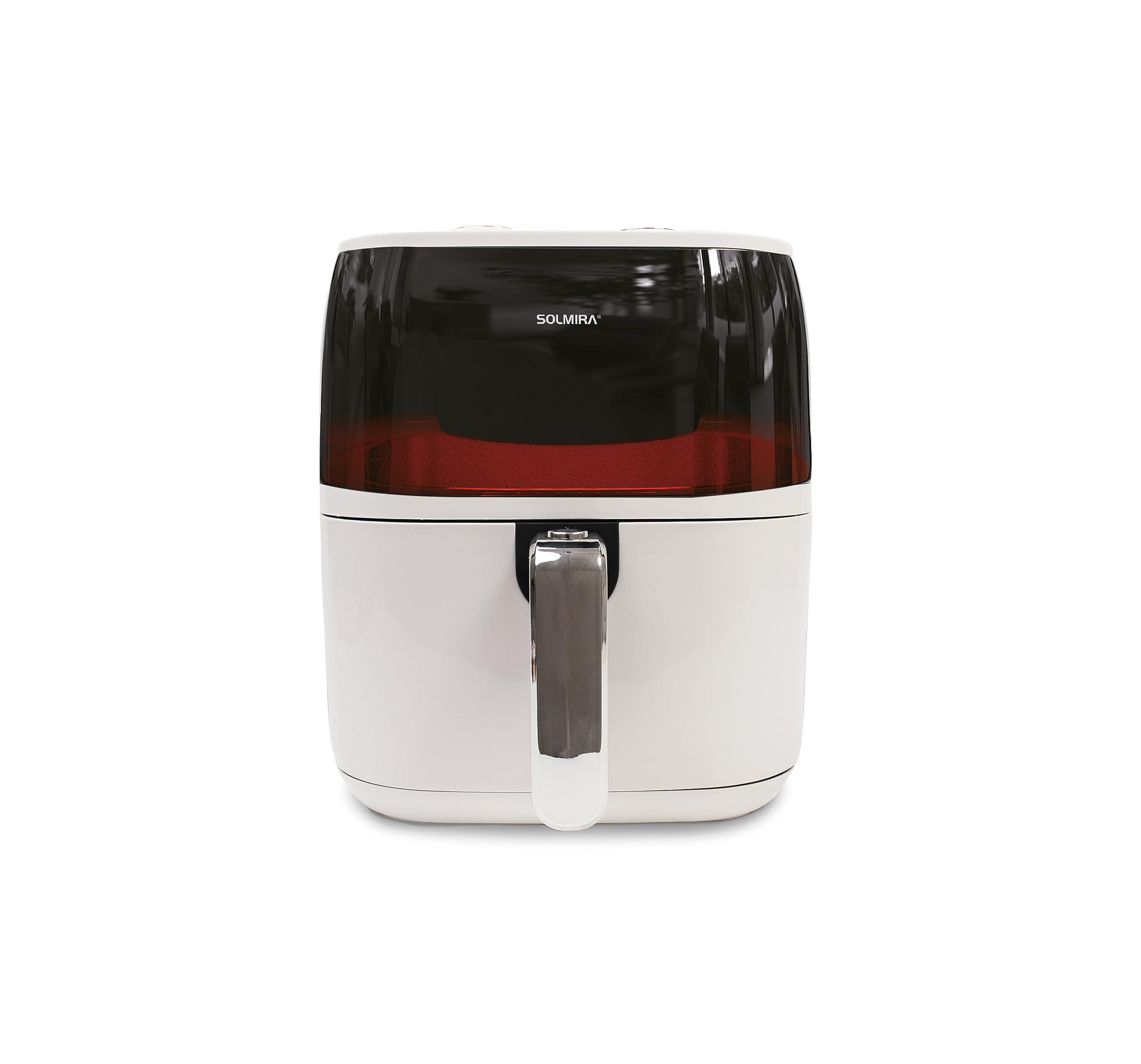 Freidora de Aire Mecánica sin Aceite, Blanca, 6L, 1400W, Certificado CE y RoHS